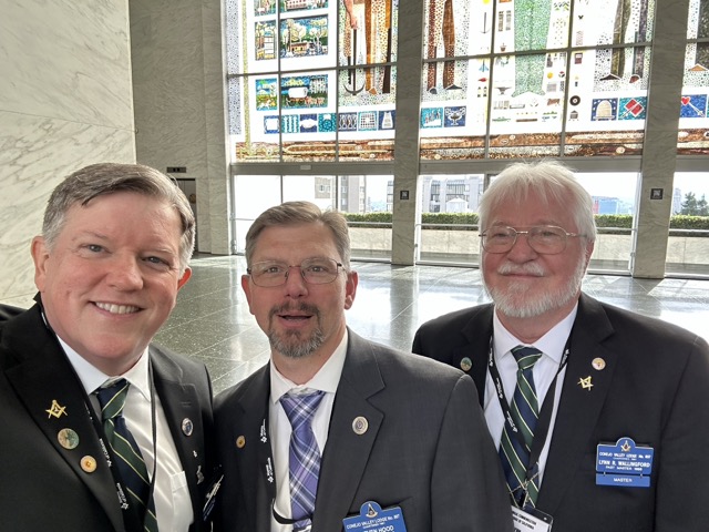 Brothers Bill Aitchison, Steven Hood PM, Lynn Wallingford PM