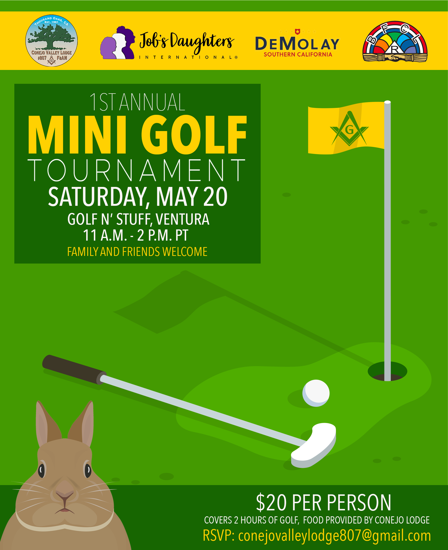 Masonic Mini Golf Tournament
