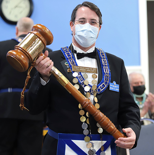 Brien Lynch Past Master Gavel