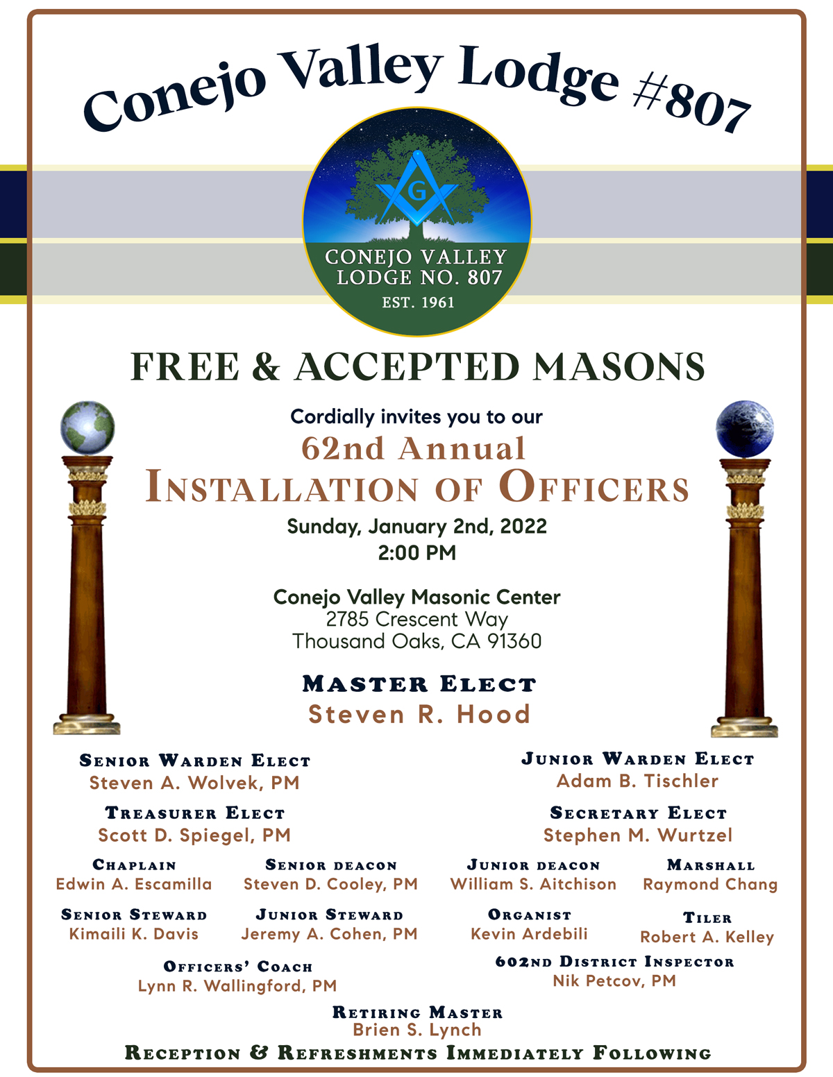 2022 Installation of Officers