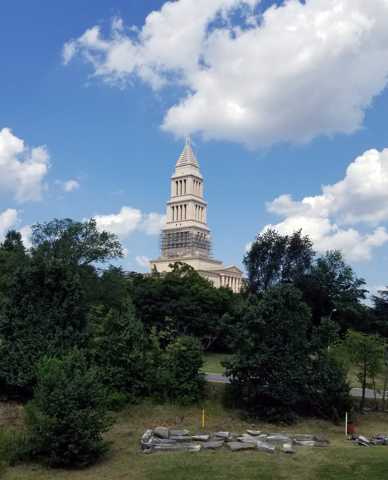 Outside of George Washington Masonic Memorial