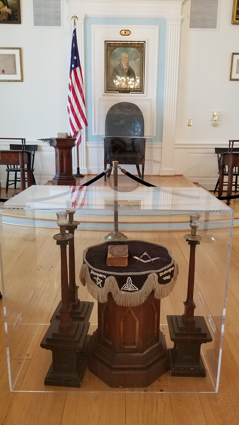 George Washington Lodge Room