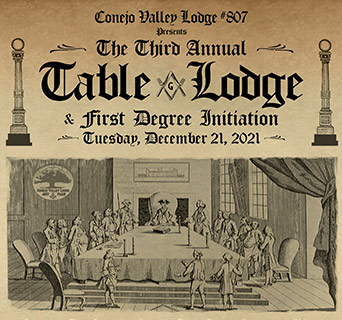 Masonic Table Lodge 2021