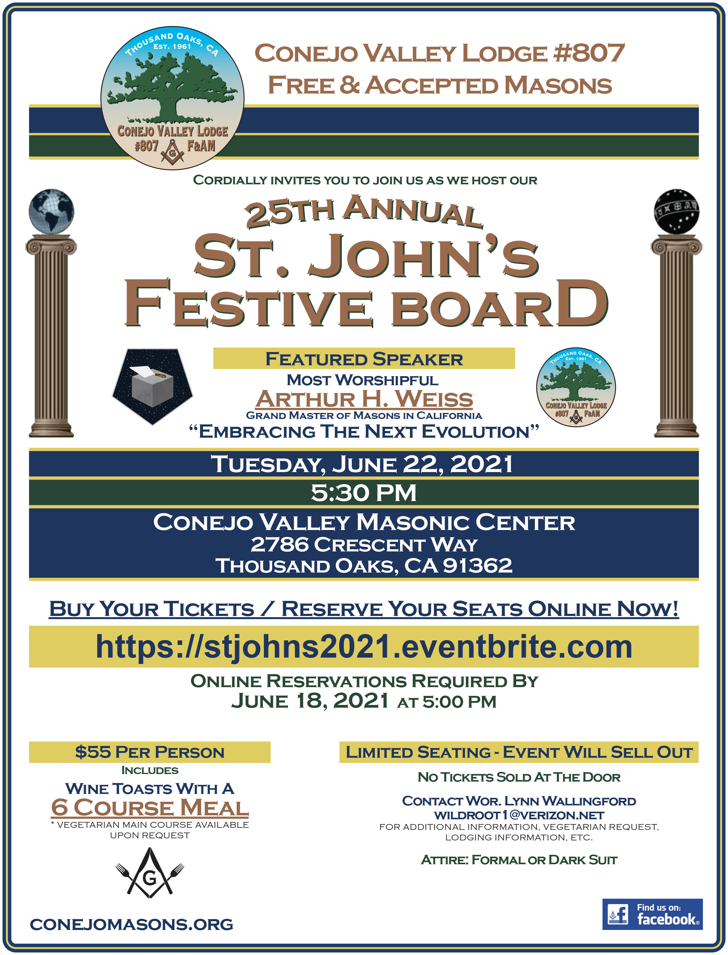 St. John's Festive Board 2021