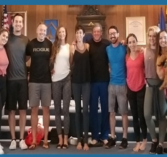 Yoga in the Lodge